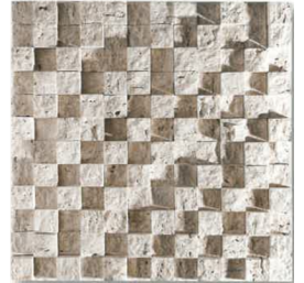 TRAVERTIN PAREMENT 2.3X2.3 CM IVOIRE