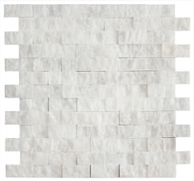 MARBRE PAREMENT 2.3X4.9 CM CARRARA BLANC