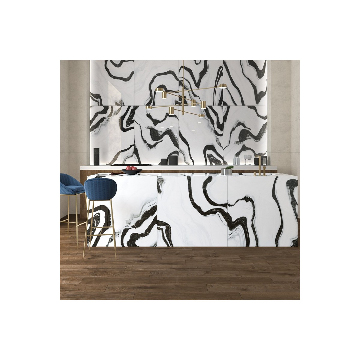 PANDA 60X120 CM ULTRA BRILLANT RECTIFIE