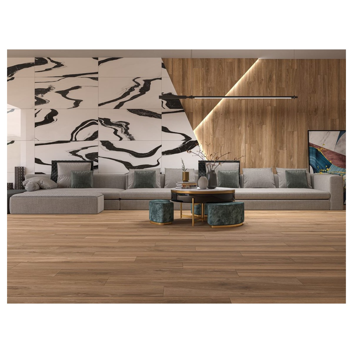 WALKYRIA 20X120 CM MAT RECTIFIE