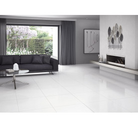 BLANCO 59X59 CM BRILLANT RECTIFIE