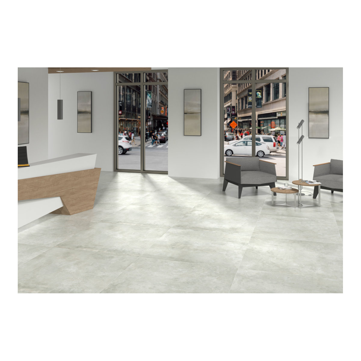 METALLIQUE 60X120 CM SEMI BRILLANT RECTIFIE