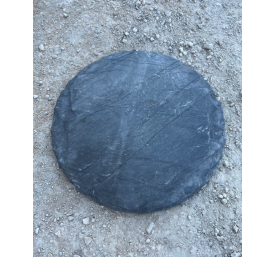 PAS JAPONAIS ARDOISE EP ± 2-3 CM ROND DIAMÈTRE 40 CM