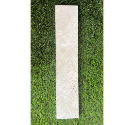 TRAVERTIN PLINTHE IVOIRE 8X40.6 EP 1.2 CM 1ER CHOIX