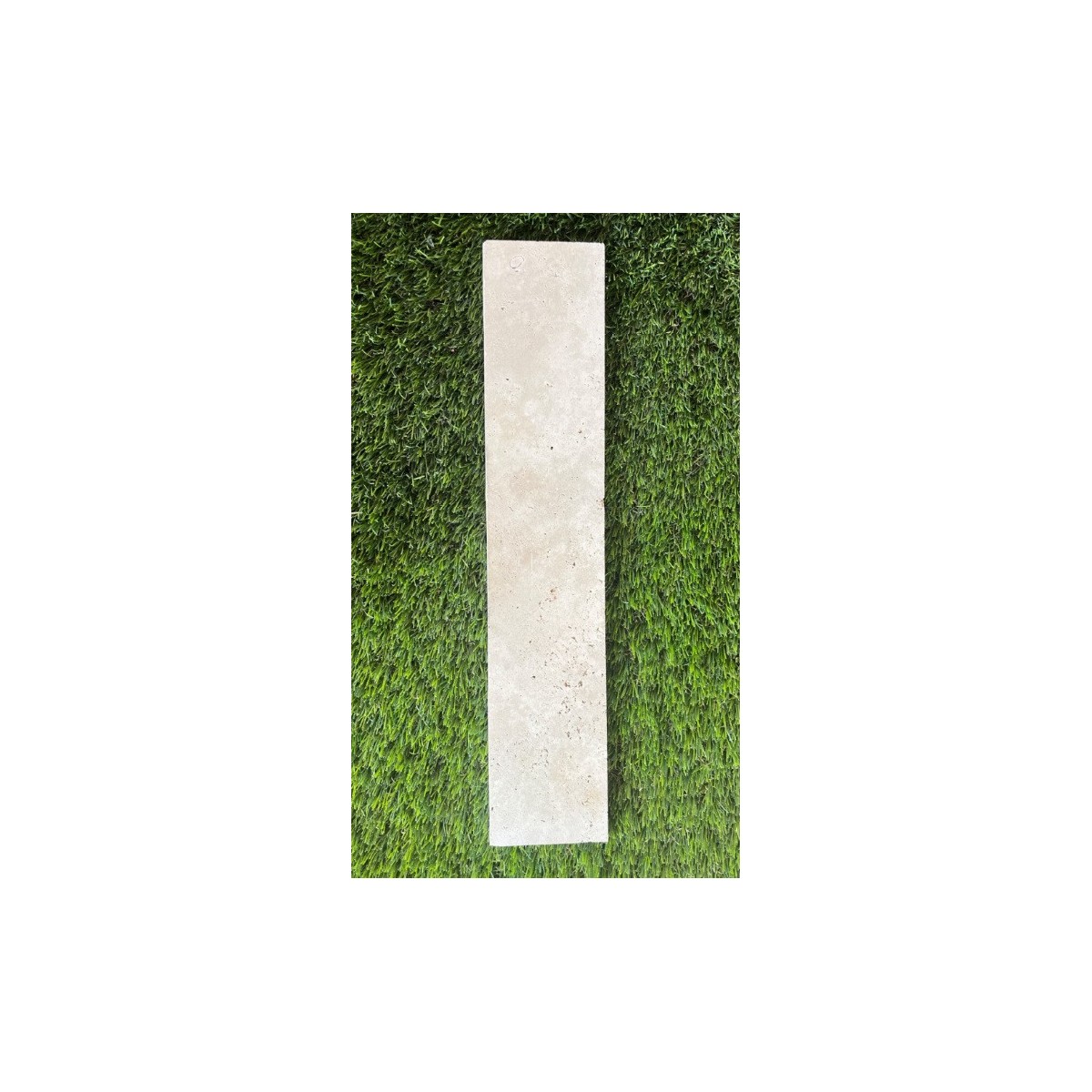 TRAVERTIN PLINTHE IVOIRE 8X40.6 EP 1.2 CM 1ER CHOIX