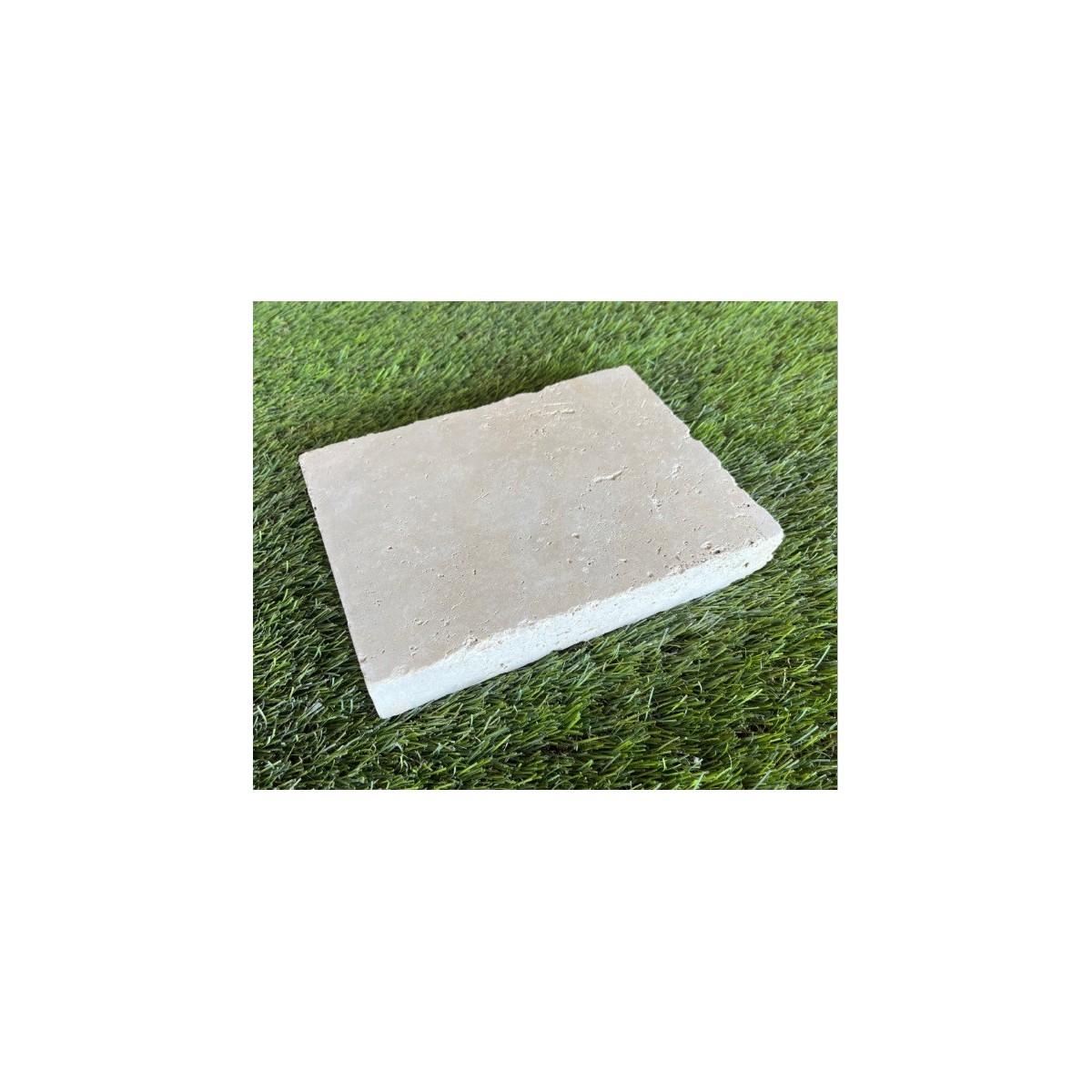 TRAVERTIN PAVE IVOIRE 15.3X20.3 EP 3 CM 1ER CHOIX