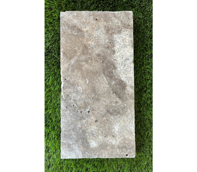 TRAVERTIN SILVER 20.3x40.6 EP 3 CM 1ER CHOIX