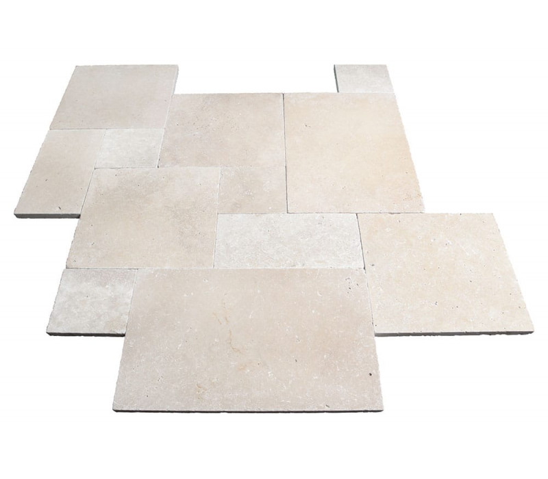 TRAVERTIN IVOIRE OPUS 4 EP 1.2 CM 1ER CHOIX