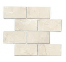 MARBRE MOSAÏQUE BRIQUE 7.5X15 CM CREME IVOIRE