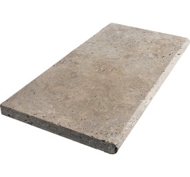 TRAVERTIN MARGELLE NUANCE 33X100X3 CM 1BORD ARRONDI