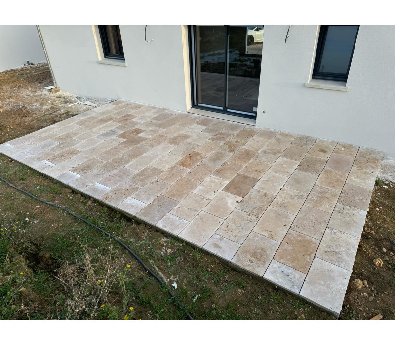 TRAVERTIN MIX 40.6X61 EP 3 CM 2EME CHOIX