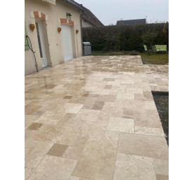 TRAVERTIN NUANCE OPUS 4 EP 3 CM 1ER CHOIX