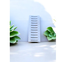 TRAVERTIN CANIVEAU 25X61 EP 3CM IVOIRE 1ER CHOIX