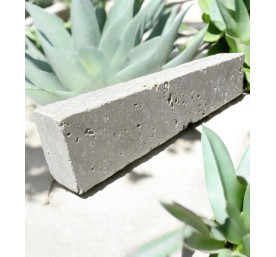 TRAVERTIN BORDURE IVOIRE 10X50 EP 7 CM 1ER CHOIX