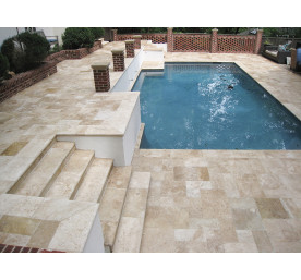 TRAVERTIN NUANCE 40.6X61 EP 3 CM 1ER CHOIX