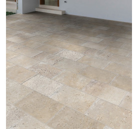 TRAVERTIN IVOIRE 40.6X61X3 CM 1ER CHOIX