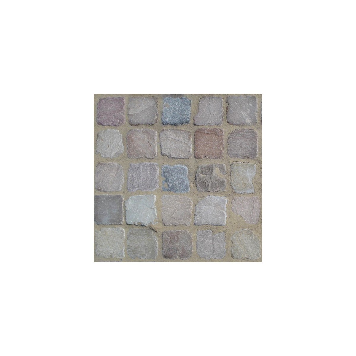 KANDLA MULTICOLOR PAVE 14X14 EP 2 CM CALIBRÉ