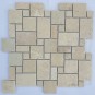 TRAVERTIN MOSAIQUE MINI OPUS IVOIRE VIEILLI