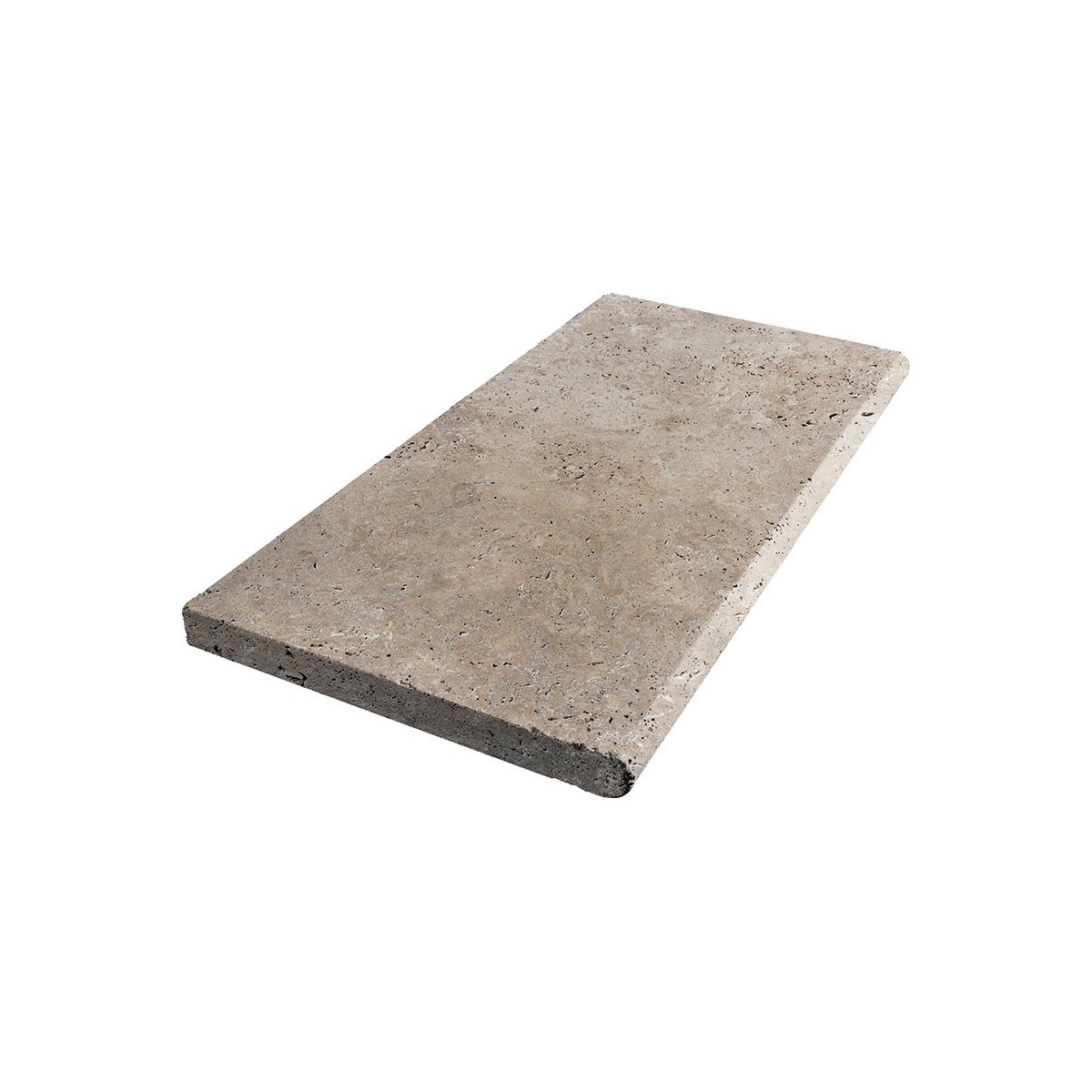 TRAVERTIN MARGELLE NUANCE 33X61X3 CM 1BORD ARRONDI